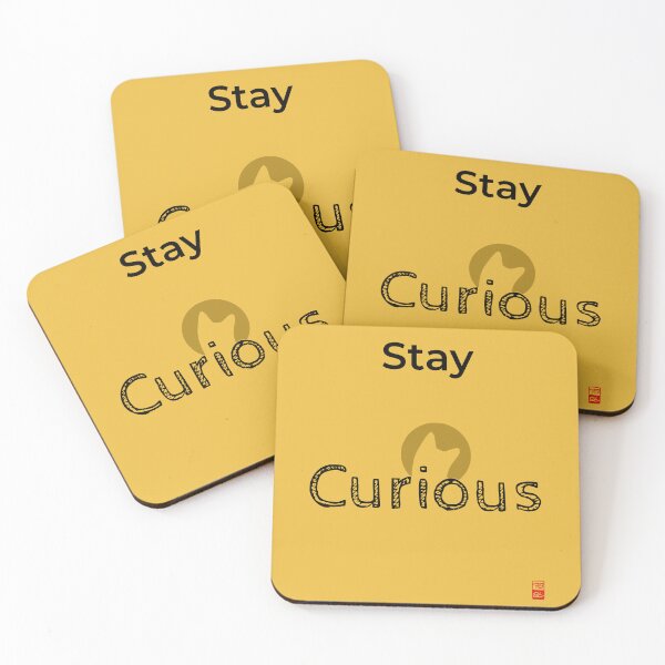 Item preview, Stay Curious designed and sold by furubiosan.