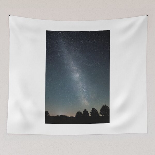 Item preview, Night Sky Milky Way Silhouette Photographic Print designed and sold by Mother-Nature65.