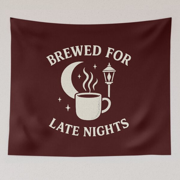 Item preview, Vintage Lo-Fi Coffee – Brewed For Late Nights Design designed and sold by Jackie2024.