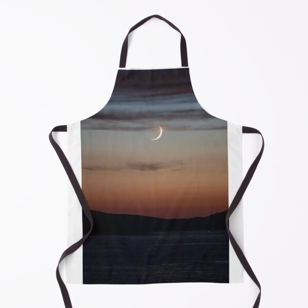 Item preview, Night Sky Moon Over Water Photographic Print designed and sold by Mother-Nature65.