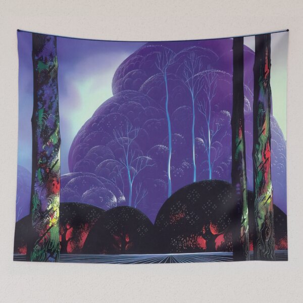 Item preview, Eyvind Earle - Purple Sunset designed and sold by meldefiart.