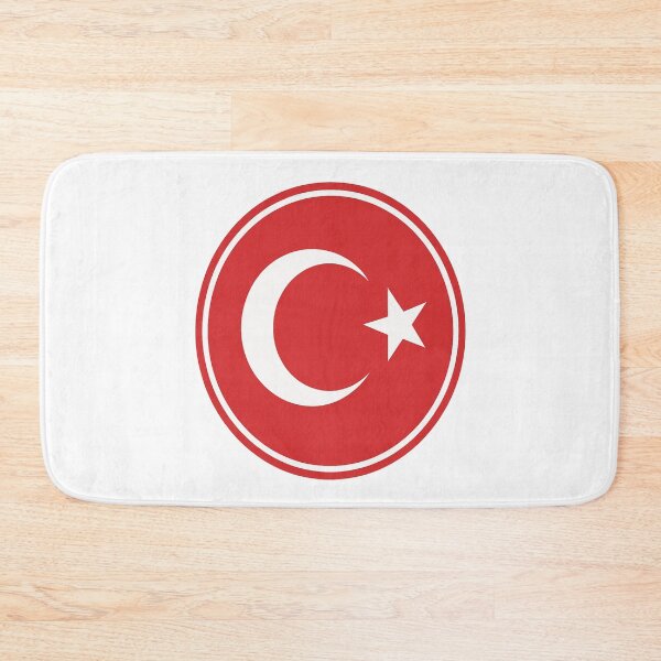 Item preview, Circular Emblem Turkish Flag Reinterpretation – Modern Red Badge Vector | Turkey Europe Istanbul Design designed and sold by Globalcitytees.