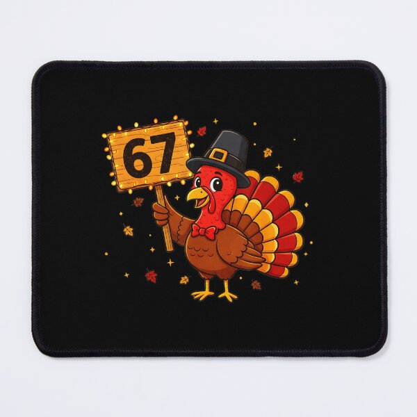 Item preview, 67 Funny Thanksgiving Turkey Meme Six Seven 6 7 Gift designed and sold by gladysenglish.