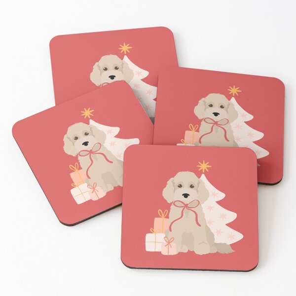 Item preview, Cockapoo Christmas designed and sold by AnulaArt.