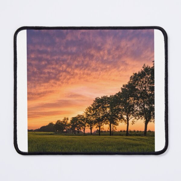 Item preview, Grass Field Sunset Photographic Print designed and sold by Mother-Nature65.