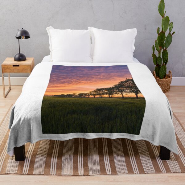 Item preview, Grass Field Sunset Photographic Print designed and sold by Mother-Nature65.