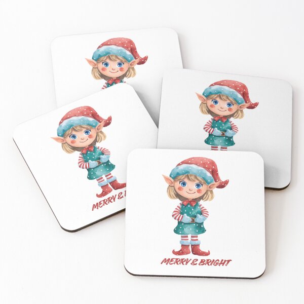 Item preview, Cute Watercolor Christmas Elf - Merry & Bright designed and sold by AivoraWear.