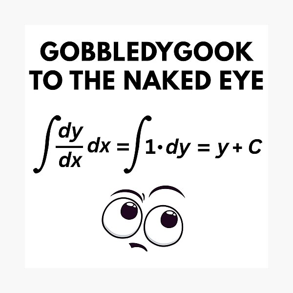 Item preview, Amusing Gobbledygook Calculus! designed and sold by MPC-Mince-Pies.