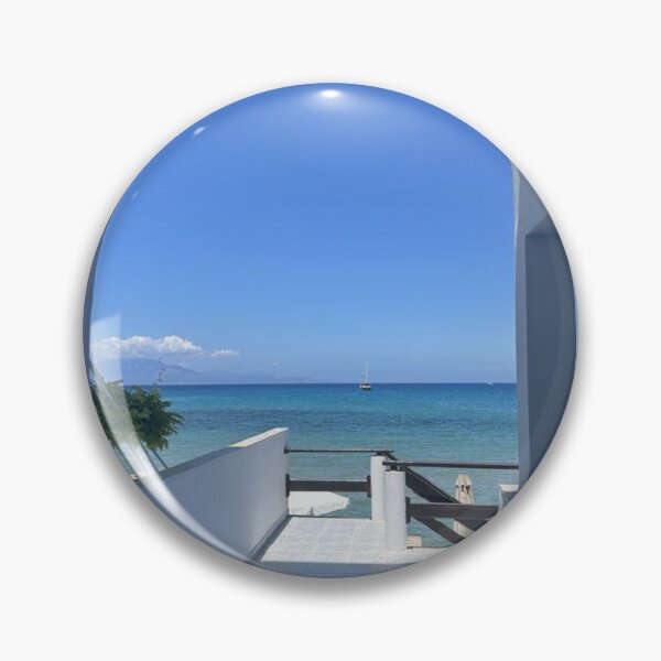 Item preview, Greek Sea View Landscape Photographic Print designed and sold by Mother-Nature65.