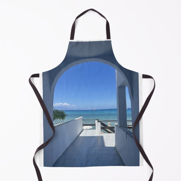 Item preview, Greek Sea View Landscape Photographic Print designed and sold by Mother-Nature65.