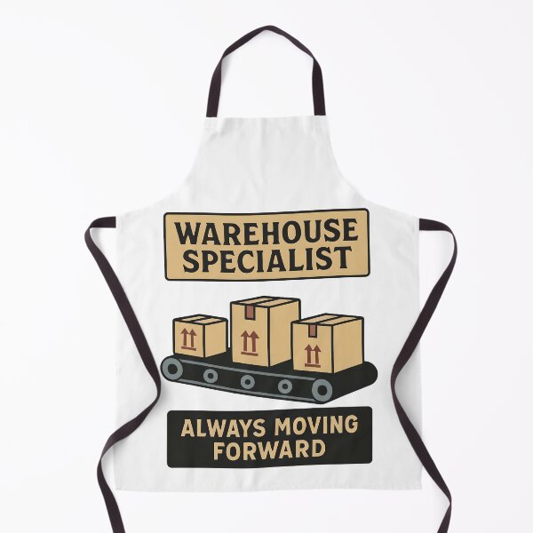 Item preview, Warehouse Specialist Always Moving Forward Conveyor Belt Design designed and sold by TeeTimeTreasure.