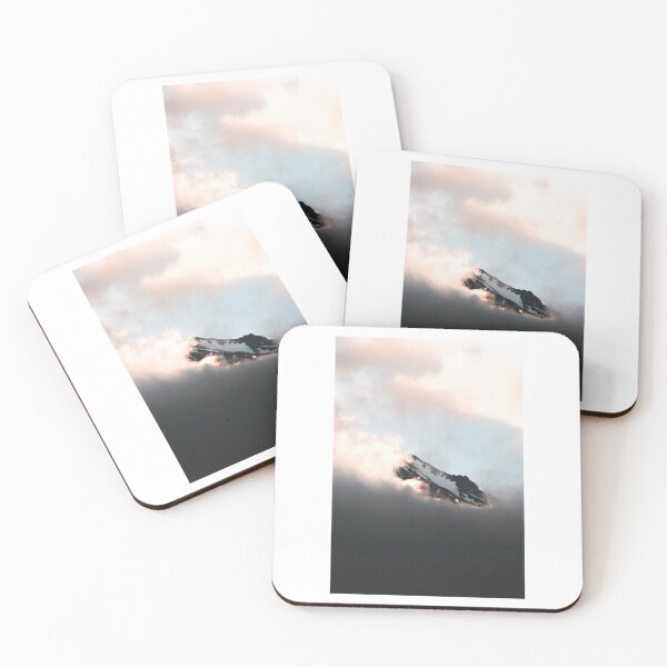 Item preview, Mountain Peak Through Dark Clouds Photographic Print designed and sold by Mother-Nature65.
