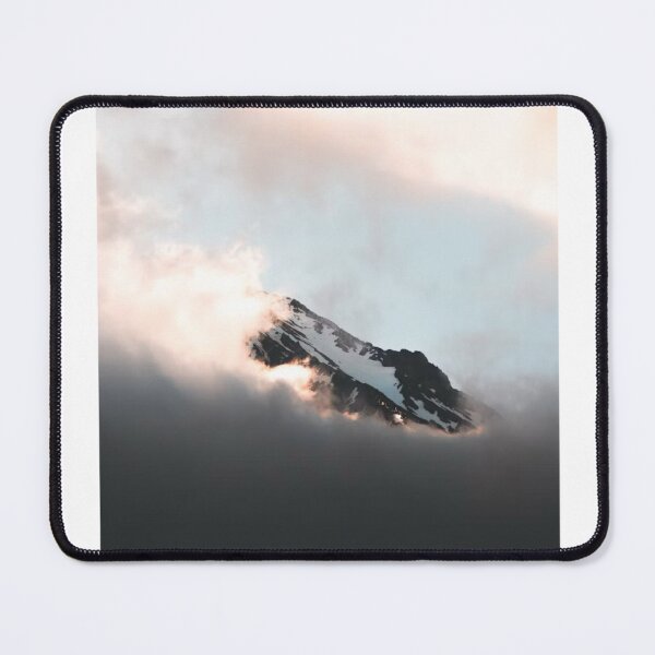 Item preview, Mountain Peak Through Dark Clouds Photographic Print designed and sold by Mother-Nature65.