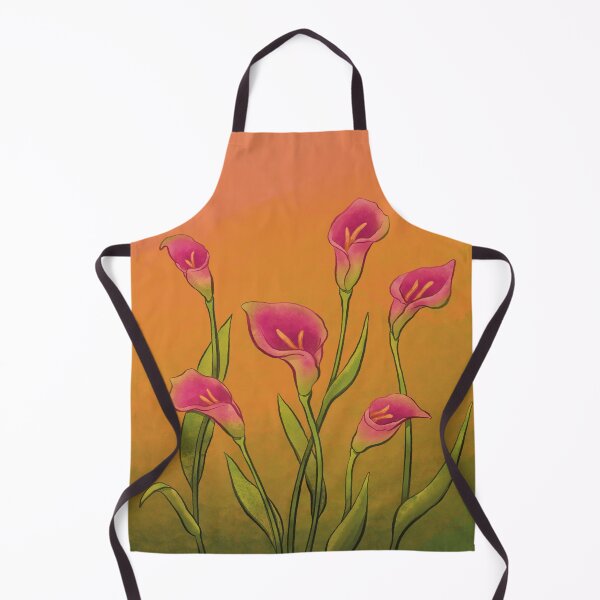 Aperçu de l'œuvre Illustration Florale Lys Calla Roses créée et vendue par Mel-Mas-Stoband.