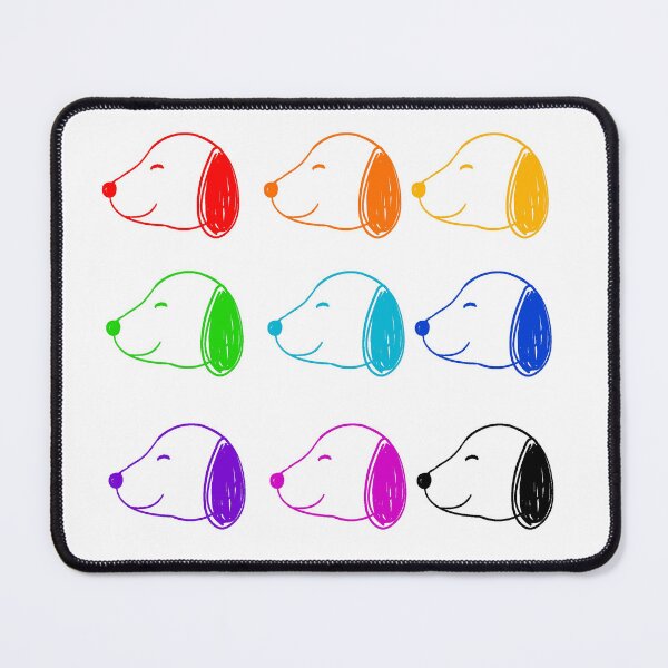 Item preview, Rainbow Pride Cartoon Dog designed and sold by charreadyarts1.
