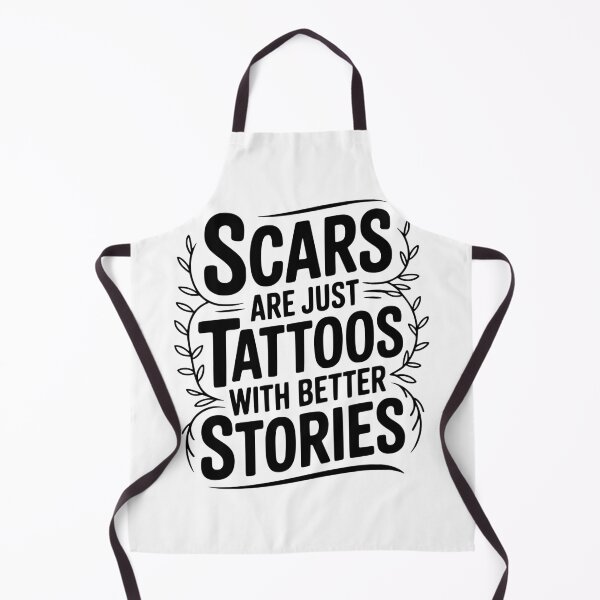 Item preview, Scars are Just Tattoos with Better Stories designed and sold by Frank Ring.