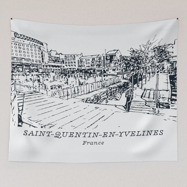 Item preview, Saint-Quentin-en-Yvelines - France designed and sold by Lakeric Cityscapes.