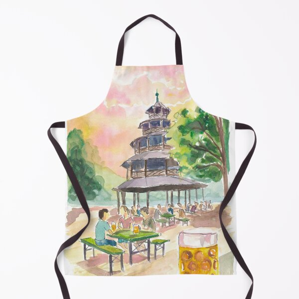 Item preview, Chinese Tower in English Garden Munich Later Afternoon Chilling designed and sold by artshop77.