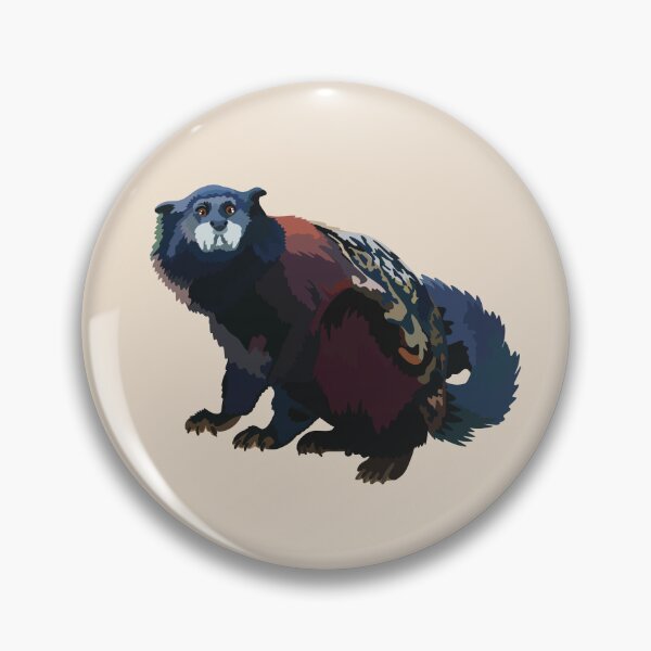 Item preview, S is for Saddleback Tamarin, Saddleback Tamarin | Primate Lover & Wildlife Art Design designed and sold by PrettylittlepastelUk.