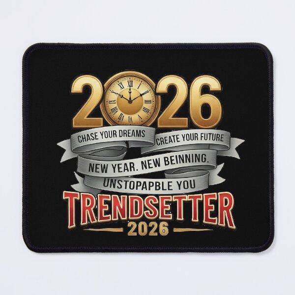 Item preview, TRENDSETTER 2026 Unstoppable You New Year Celebration Typography Design designed and sold by 4xF.