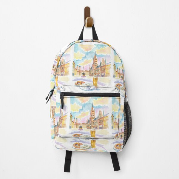 Item preview, Typical Breakfast at Marienplatz in Munich Morning Charm designed and sold by artshop77.