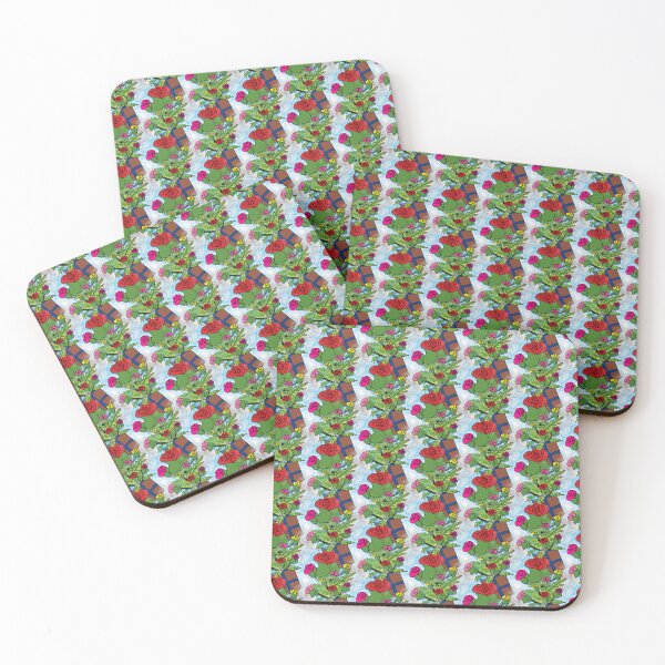 Item preview, Whimsical Rose Garden Pot Seamless Pattern - Fantasy Creature Floral Art designed and sold by NgernPhanLan.