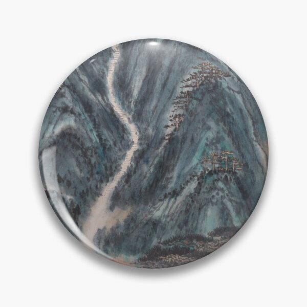 Item preview, Great Wall of China at Sunset - Traditional Chinese Ink Landscape Painting designed and sold by Artist-TangMC.