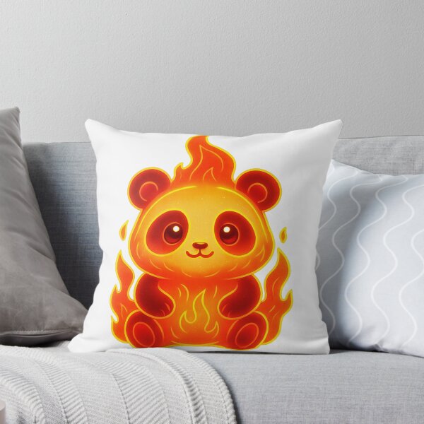 Item preview, Flame Bunny – Kawaii Fire Rabbit Glow Art designed and sold by GoldenDreamGallery.