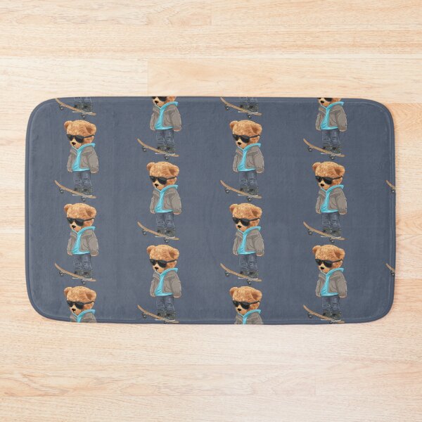 Item preview, Cool teddy bear standing on skateboard with jacket designed and sold by Bhonard 21.