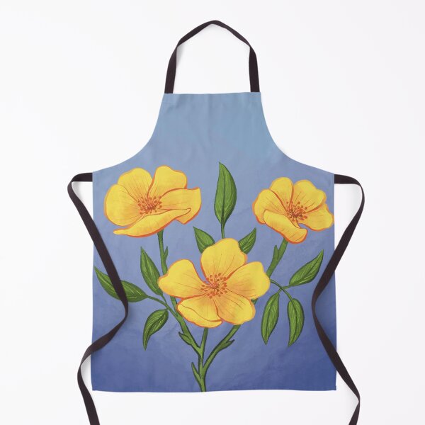 Aperçu de l'œuvre Illustration Florale Pensées Jaunes créée et vendue par Mel-Mas-Stoband.