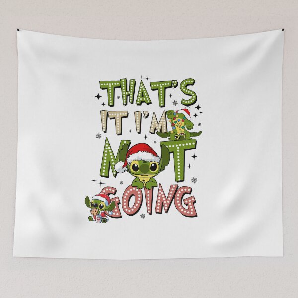 Item preview,  That's It I'm Not Going Funny Christmas Quote | Grumpy Holiday Mood Design | Anti-Social Xmas Party Tee designed and sold by Krasnovaovaova.