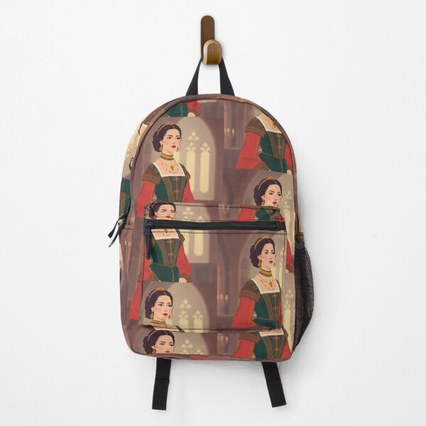 Item preview, Tudor Era Courtier woman in a beautiful period dress portrait art designed and sold by Vintage Designs +.