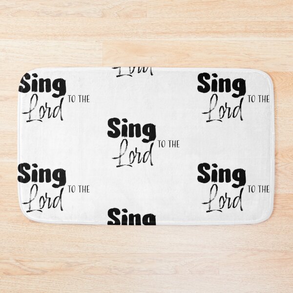 Item preview, Sing To The Lord – Christian Faith Typography T-Shirt Design designed and sold by CrossCrafted.