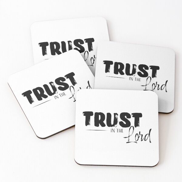 Item preview, Trust In The Lord – Christian Faith Typography T-Shirt Design designed and sold by CrossCrafted.