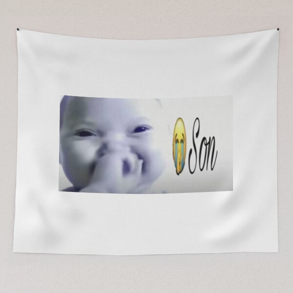 Item preview, laughing baby ai meme designed and sold by cloudzer0000.