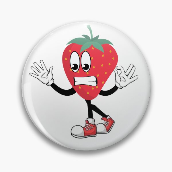 Item preview, Strawberry Mascot in Sneakers designed and sold by Krfto.