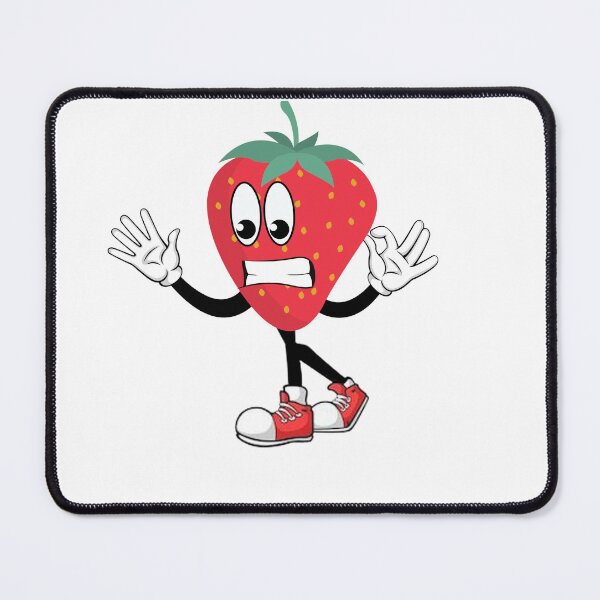 Item preview, Strawberry Mascot in Sneakers designed and sold by Krfto.