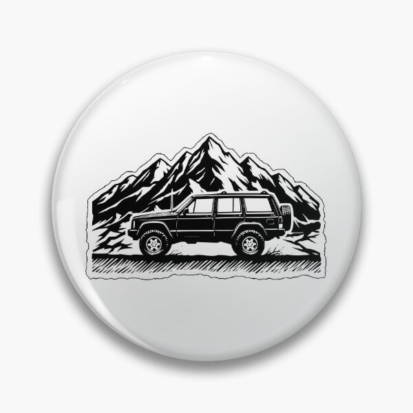 Item preview, The XJ Mountaineer Black lines designed and sold by Off-Road-Zone.