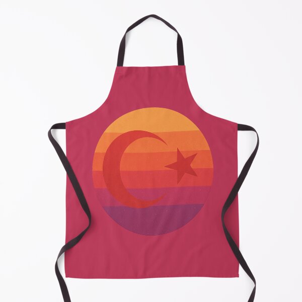 Item preview, Retro 80s Turkish Flag Design – Vintage Sunset Turkey Style | Istanbul Europe Red Turkish Nation Art designed and sold by Globalcitytees.