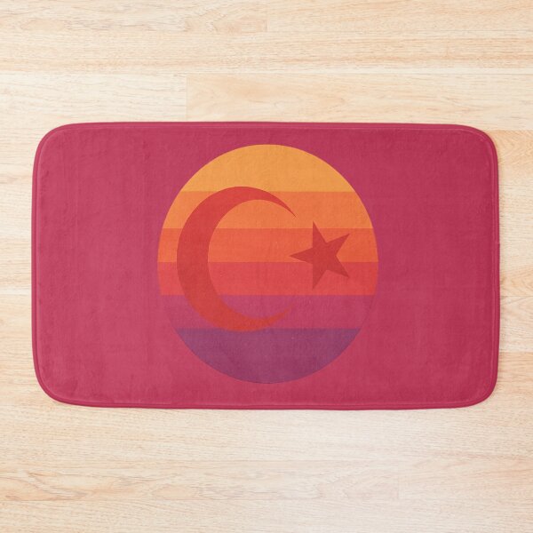 Item preview, Retro 80s Turkish Flag Design – Vintage Sunset Turkey Style | Istanbul Europe Red Turkish Nation Art designed and sold by Globalcitytees.