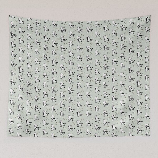 Item preview, Cute Doodle Zebra Seamless Pattern - Gender Neutral Nursery Safari Print designed and sold by NgernPhanLan.