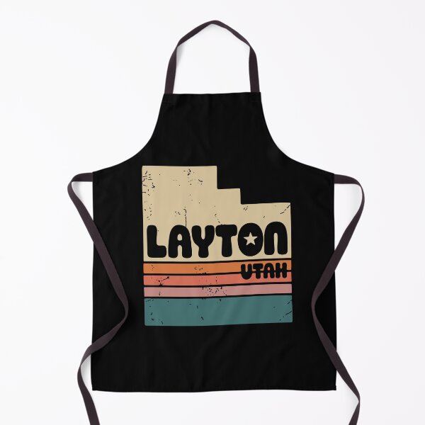 Item preview, Retro Layton Utah State Outline Vintage Stripes designed and sold by Lora Art.