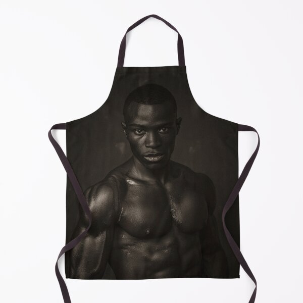 Item preview, Muscular Black Man Dramatic Lighting designed and sold by Atlas Kai.