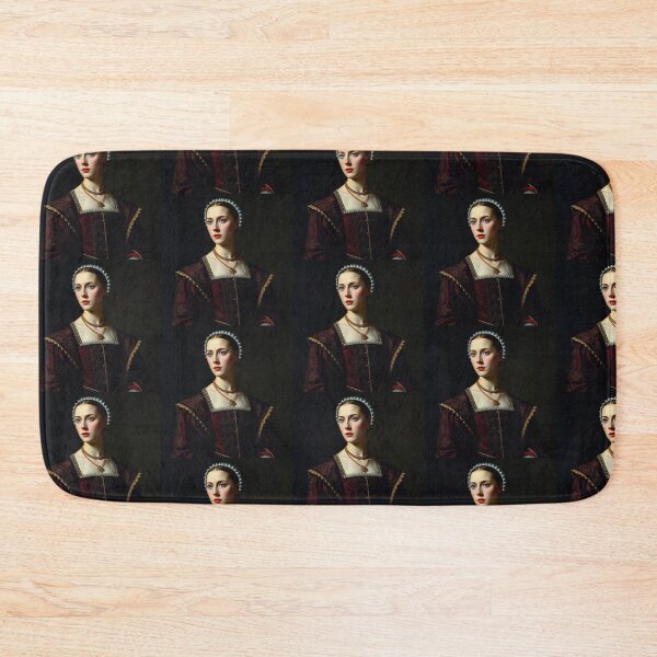 Item preview, Tudor Era Courtier woman in a beautiful period dress portrait art designed and sold by Vintage Designs +.