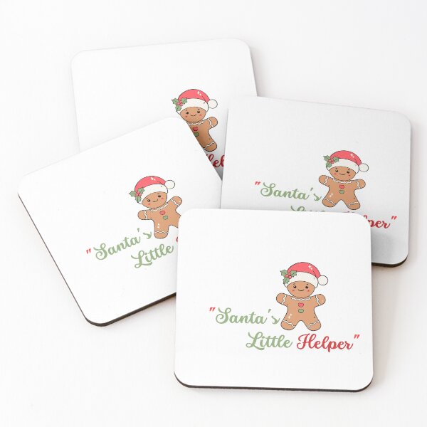 Item preview, Cute Gingerbread Man with Santa Hat - Santa's Little Helper designed and sold by AivoraWear.