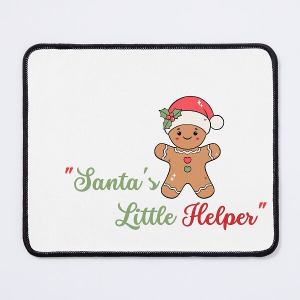 Item preview, Cute Gingerbread Man with Santa Hat - Santa's Little Helper designed and sold by AivoraWear.