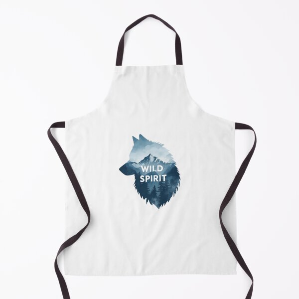 Item preview, Wild Spirit Wolf • Watercolor Mountain Silhouette designed and sold by Erik Visnievskij.
