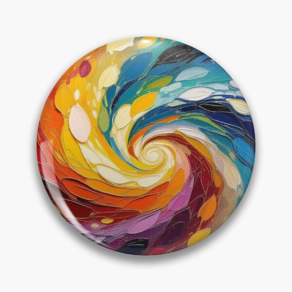 Item preview, Spiral Leaves in Motion – van Gogh Style meets Cosmic Flow for Dreamers & Color Poets designed and sold by FotoworldEdel.