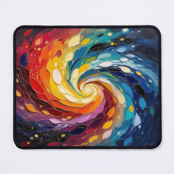 Item preview, Spiral Leaves in Motion – van Gogh Style meets Cosmic Flow for Dreamers & Color Poets designed and sold by FotoworldEdel.