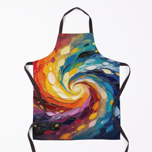 Item preview, Spiral Leaves in Motion – van Gogh Style meets Cosmic Flow for Dreamers & Color Poets designed and sold by FotoworldEdel.